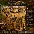 Ola’s Exotic Unroasted Coffee - Organic African Espresso AA.