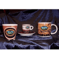 Ola’s Exotic Coffee Inc. “Get Olagized” Espresso Cup & Saucer